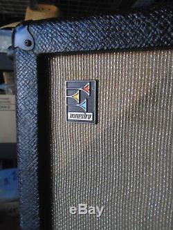 VINTAGE 1968 MAESTRO By GIBSON 2x10 CTS SPEAKERS, PLUS 50 WATT SLAVE AMP INSIDE