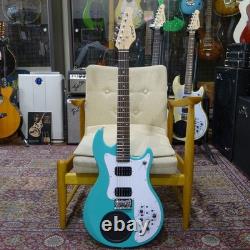 VOX APC-2 Aqua Green Mini Guitar with Built-in Amplifier, Effects, and Rhythm Ma
