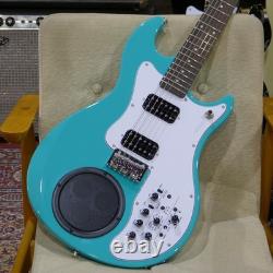 VOX APC-2 Aqua Green Mini Guitar with Built-in Amplifier, Effects, and Rhythm Ma