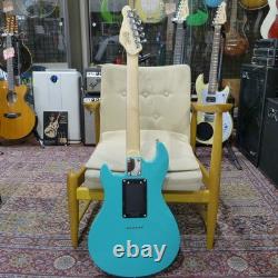 VOX APC-2 Aqua Green Mini Guitar with Built-in Amplifier, Effects, and Rhythm Ma