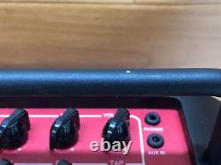 VOX SoundBox mini Mobile Multipurpose Amplifier Used Good Condtion Red