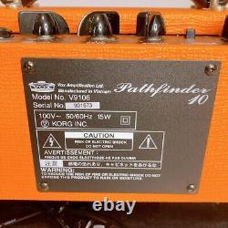 VOX V9106 Pathfinder10 Guitar Amplifier Orange limited color Working Good