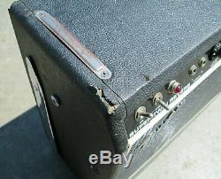 VTG Fender Super Twin Reverb Tube Amplifier Speaker Cab Combo + Foot Switch