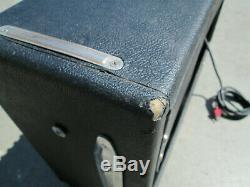 VTG Fender Super Twin Reverb Tube Amplifier Speaker Cab Combo + Foot Switch