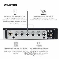 Valeton Bass Guitar Amp Pedal with Chorus Distortion Overdrive Asphalt TAR-20B