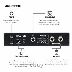 Valeton Bass Guitar Amp Pedal with Chorus Distortion Overdrive Asphalt TAR-20B