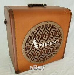 Vintage 12 Ampro model 16641 guitar 16&35mm projector Speaker withCabinet 1930's