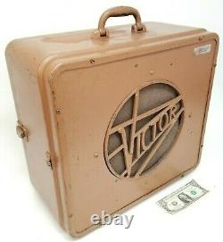 Vintage 1940s VICTOR Speaker and Cabinet for Projector Guitar Amplifier 12 1606