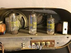 Vintage 1950s Tube Amplifier 50C5 35W4 12AU6 & speaker for Guitar Amp Rebuild