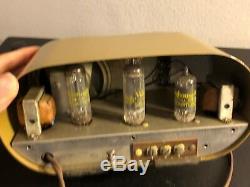 Vintage 1950s Tube Amplifier 50C5 35W4 12AU6 & speaker for Guitar Amp Rebuild