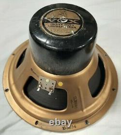 Vintage 1960's Vox 16 ohm Gold 12 Bulldog Speaker Each 2 available