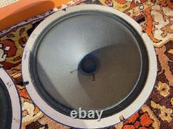 Vintage 1960s Matched Pair 2x Vox AC10 Elac Blue Alnico 10N/83 10 Speakers 8ohm