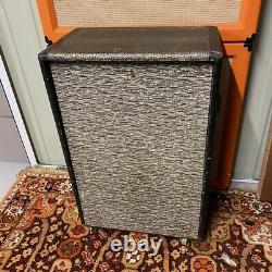 Vintage 1960s Selmer David Crocodile Skin 1×15 Guitar Bass Speaker Cabinet Fane
