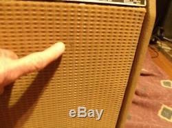 Vintage 1962 Fender brownface Princeton tube Guitar Amplifier with12 speaker