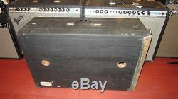 Vintage 1964 Supro 2 x 12 Speaker Amplifier Cabinet Grey Tolex