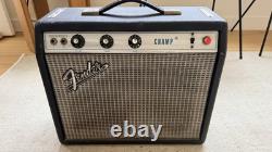 Vintage 1970 Fender Silverface Champ Tube Guitar Amplifier All Original