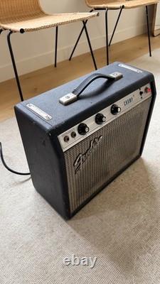 Vintage 1970 Fender Silverface Champ Tube Guitar Amplifier All Original