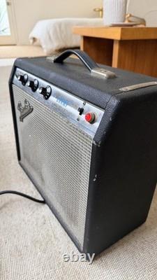 Vintage 1970 Fender Silverface Champ Tube Guitar Amplifier All Original