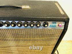 Vintage 1970s Fender Twin Reverb 100 Watts 2x12 Celestian 80 Speakers