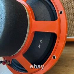 Vintage 1970s JBL Fender USA D120F D120 8ohm Orange Signature 12 Speaker Driver