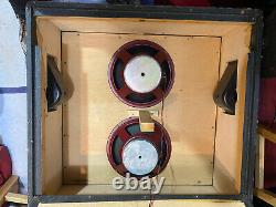 Vintage 1970s Marshall 2x12 McKenzie Speakers Model 2196 Cabinet