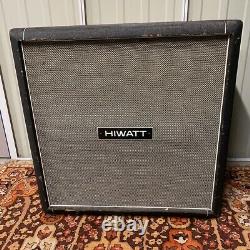 Vintage 1972 Hiwatt 4x12 SE4123 Speaker Guitar Amplifier Cabinet Celestion G12H