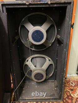 Vintage 1978 1970s Vox FB215 2×15 Amplifier Speaker Cabinet with Fane 152174