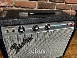 Vintage 1982 Fender Champ Silverface Tube Guitar Amp Amplifier Sounds Great