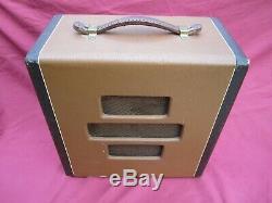 Vintage'50s Valco Supro Oahu National Amplifier Extension Speaker Amp Cabinet