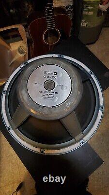 Vintage 70's 18 Celestion G18-250 PA Speaker, 250 watt, 20lb Alnico Magnet