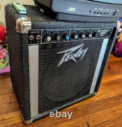 Vintage 80's Peavey Studio Pro 40-watt solid-state 1x12 combo amplifier