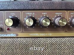 Vintage ACOUSTIC G20-110 Guitar Amplifier USED Amp PARTIALLY TESTED, SOLD AS IS