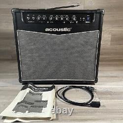 Vintage Acoustic G100FX 100W Amplifier Guitar Lead Series Reverb Effects READ