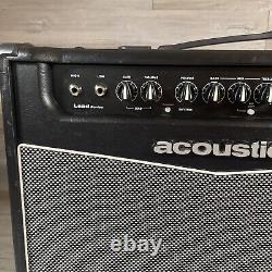 Vintage Acoustic G100FX 100W Amplifier Guitar Lead Series Reverb Effects READ