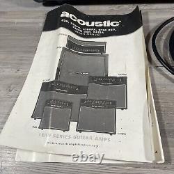 Vintage Acoustic G100FX 100W Amplifier Guitar Lead Series Reverb Effects READ