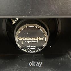 Vintage Acoustic G100FX 100W Amplifier Guitar Lead Series Reverb Effects READ