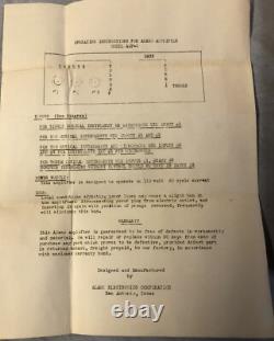 Vintage Alamo Model 3 Guitar Amplifier. Refurbed. Comes with original paperwork