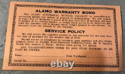 Vintage Alamo Model 3 Guitar Amplifier. Refurbed. Comes with original paperwork