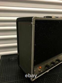 Vintage Ampex AA-620 hi fi powered speakers power amp suitcase guitar amp