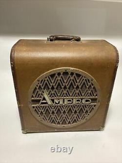 Vintage Ampro 16641 12 in. Speaker withCabinet 1956. Vintage Guitar amp speaker