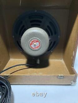 Vintage Ampro 16641 12 in. Speaker withCabinet 1956. Vintage Guitar amp speaker