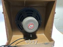 Vintage Ampro 16641 12 in. Speaker withCabinet 1956. Vintage Guitar amp speaker