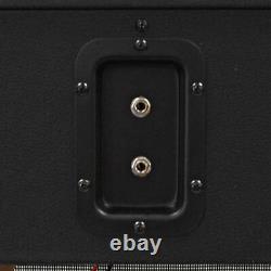 Vintage Empty 12 Guitar Cabinet Black Tolex and Black Cloth Grill