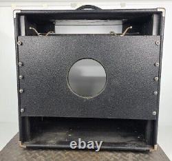 Vintage Evans Custom Amplifier Black Wooden Audio Equipment (NO SPEAKER)