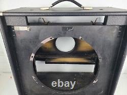 Vintage Evans Custom Amplifier Black Wooden Audio Equipment (NO SPEAKER)
