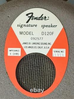 Vintage Fender D120F Speaker Drivers (pair)