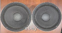 Vintage Gauss 3164B 10 Guitar Speaker Woofers 16 Ohm PAIR SEE PHOTOS