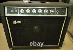 Vintage Gibson G-20 Electric Guitar Combo Amplifier Amp with Squareback Speaker