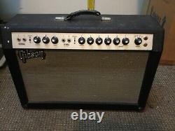 Vintage Gibson Ga-45rvt Tube Guitar Amplifier With 2 Original 12woofers/speaker