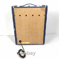 Vintage Harmony Solid State Amplifier H1516 Blue Speaker Guitar